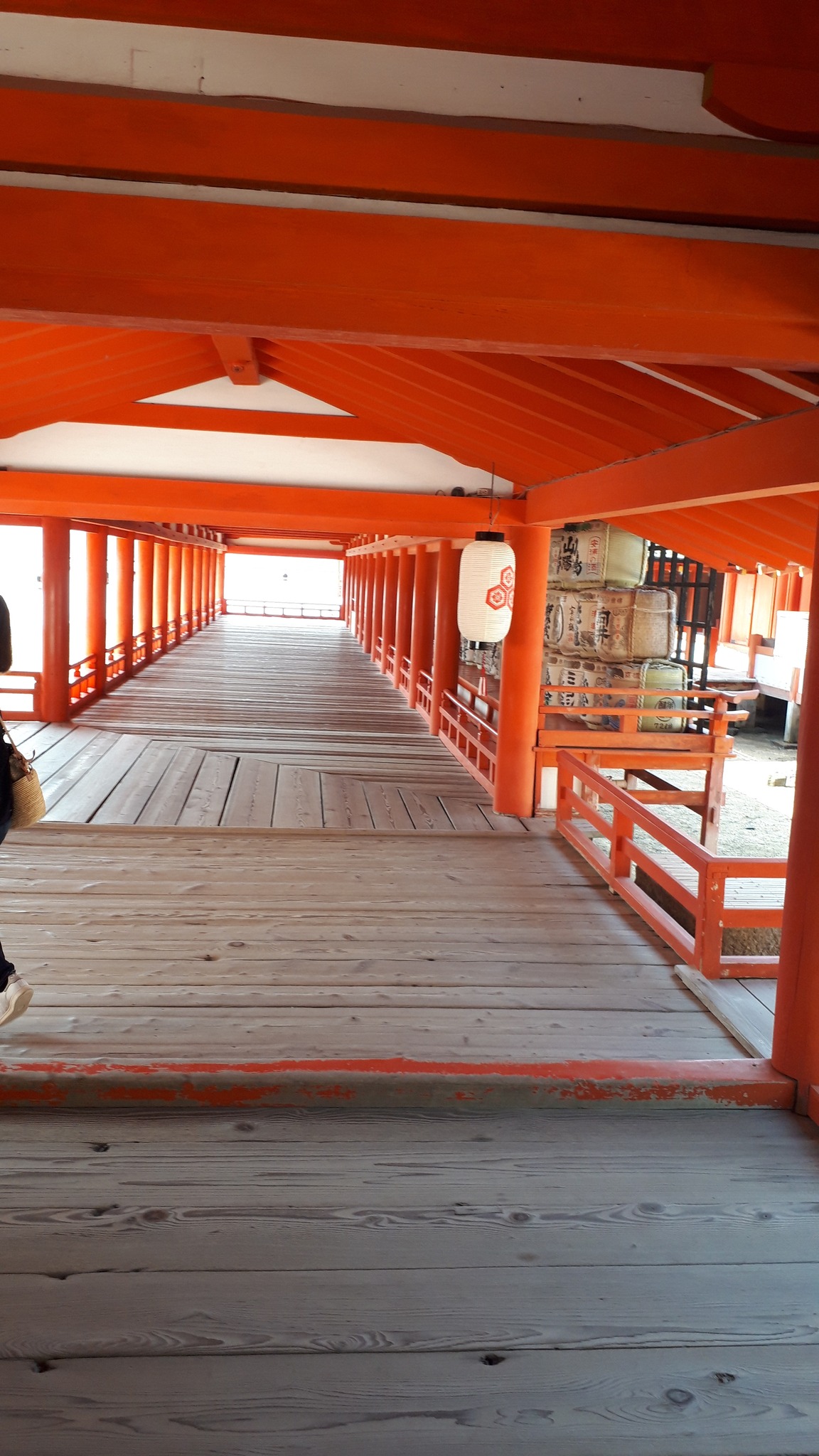 厳島神社（宮島）の廊下