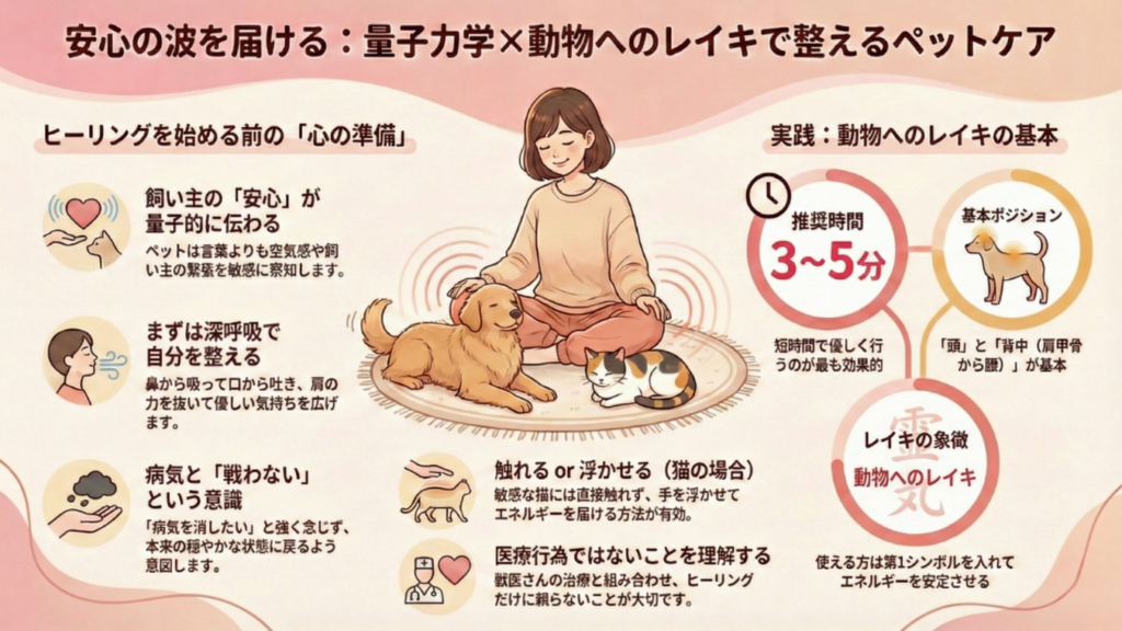 【参考資料】毎週水曜定例ライブ｜マイハッピーライフ109回_安心の波は伝わる〜量子力学 × レイキエネルギーで整える動物へのレイキ〜