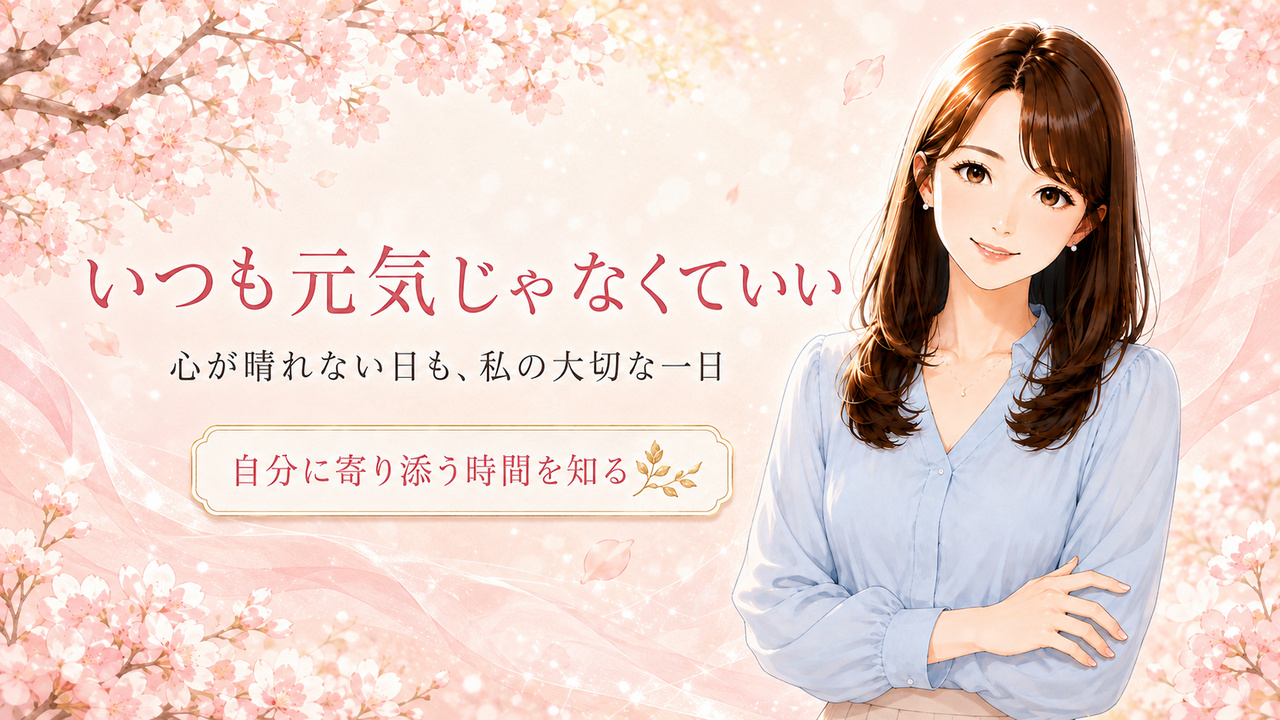 いつも元気じゃなくていい
