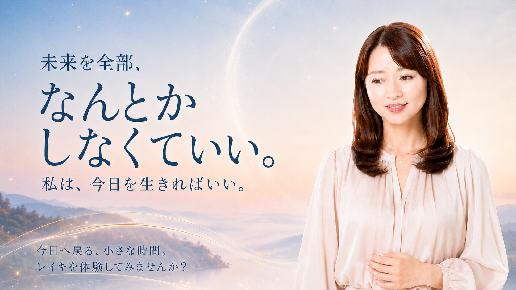 未来を全部、何とかしなくていい。私は、今日を生きればいい。