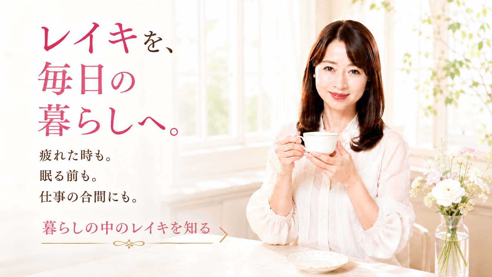 レイキを特別なものから毎日の暮らしへ