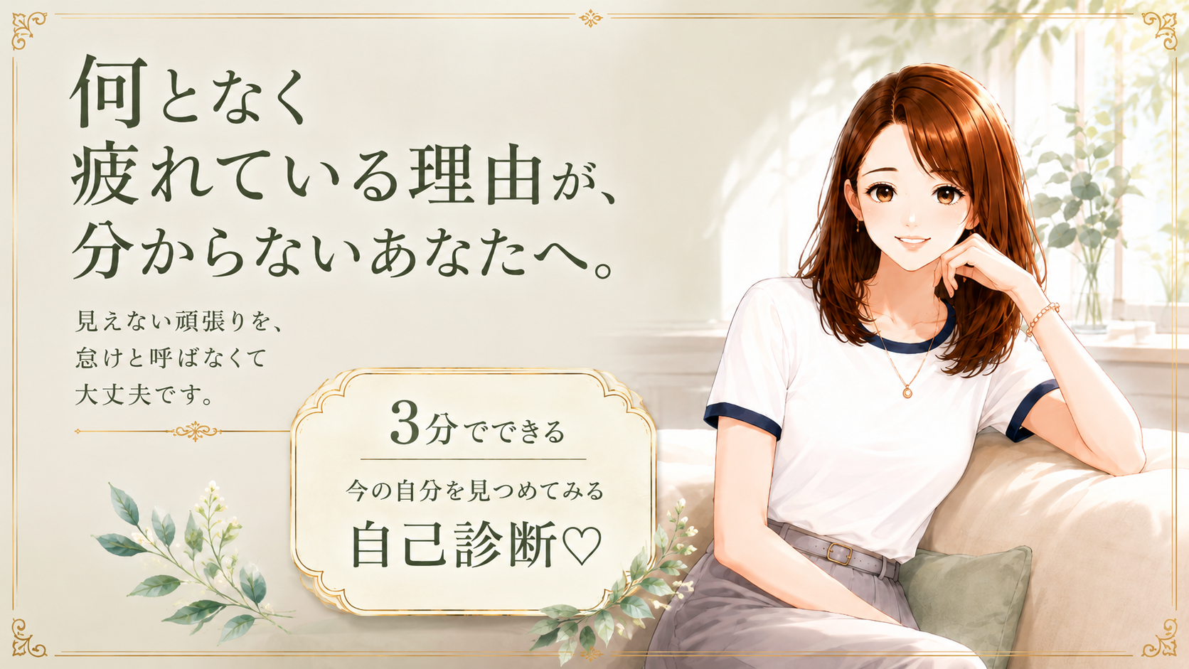 何となく疲れている理由が、分からないあなたへ