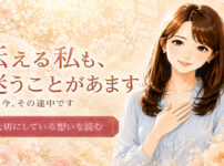 伝える私も迷うことがあります