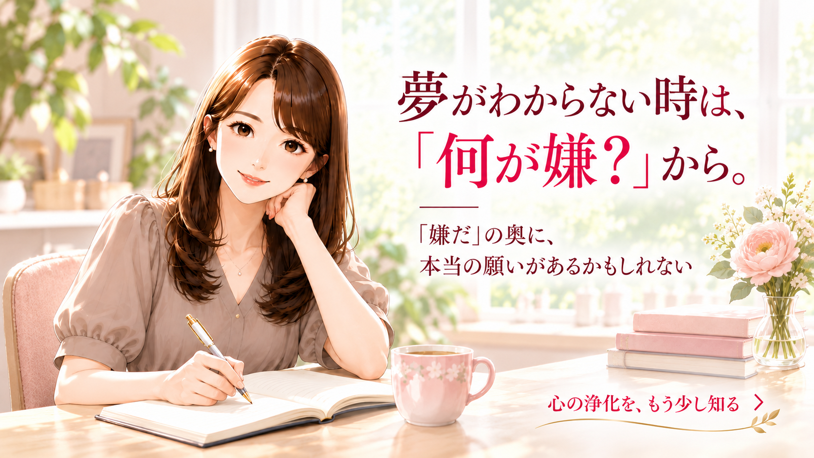 夢がわからない時は、「何が嫌？」から。