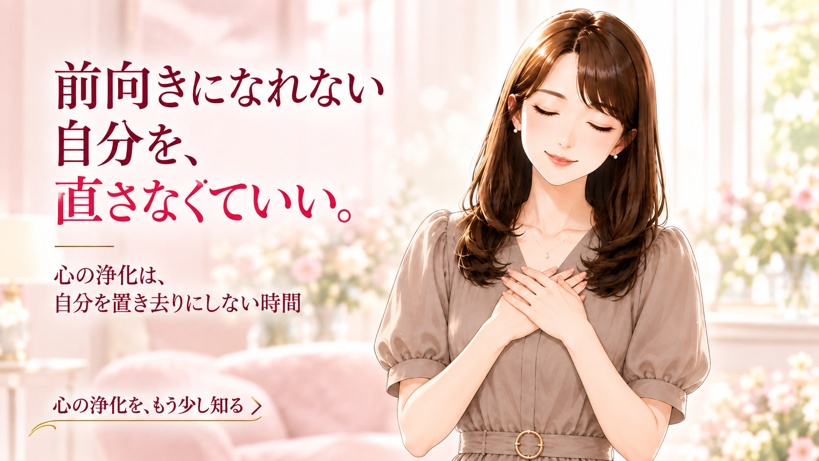 前向きになれない自分を直さなくていい。