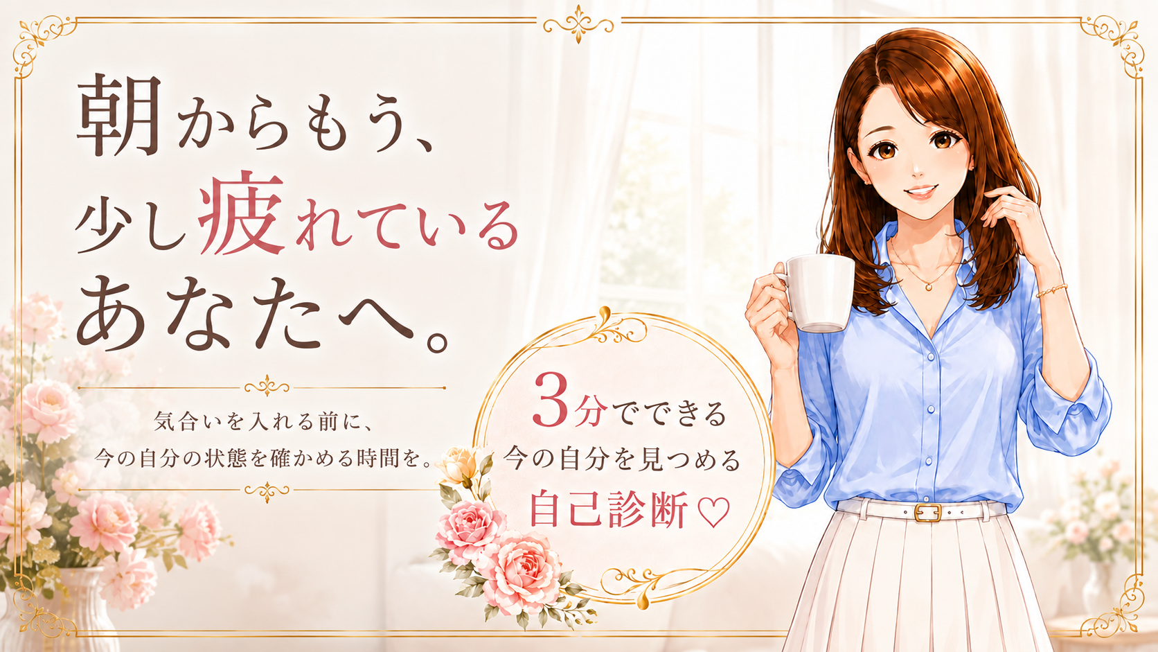朝からもう、少し疲れているあなたへ…