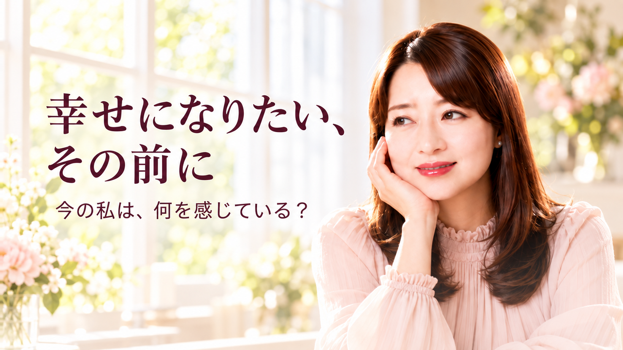 幸せになりたい、その前に。