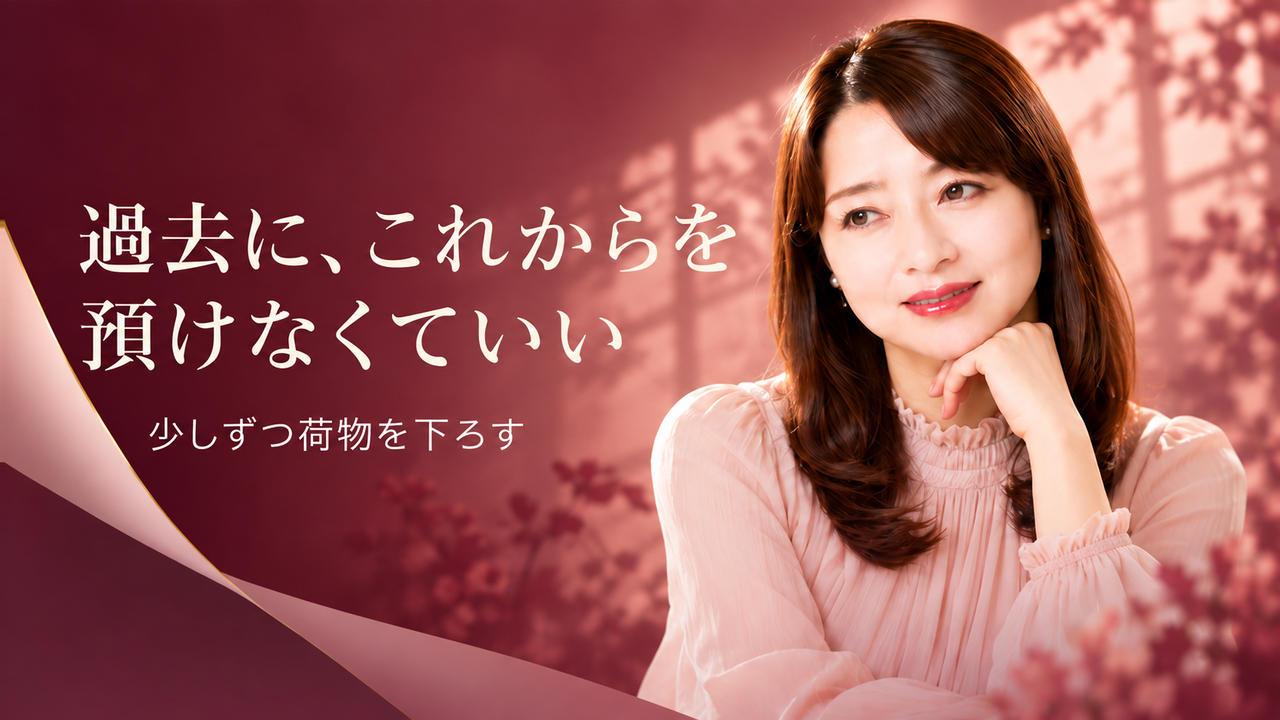 過去にこれからを預けなくていい