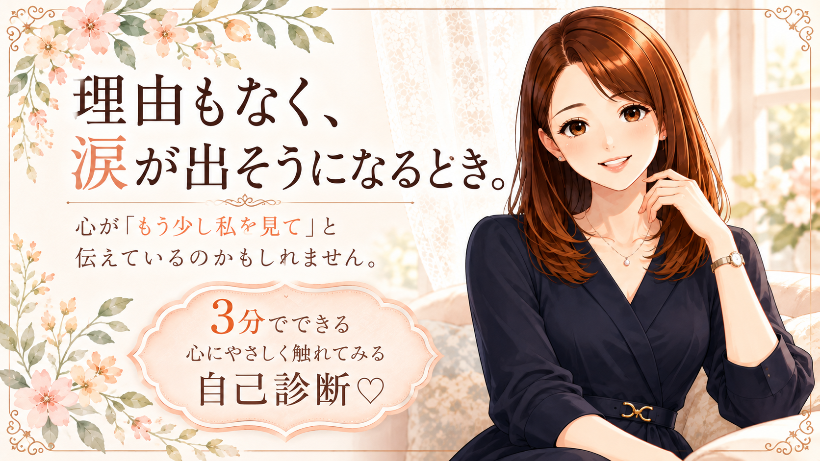 理由もなく涙が出そうになるとき｜心からのサインにやさしく触れる
